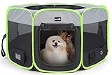 Pecute Parque para Perros Corralito para Perros Portátil Impermeable Recinto...